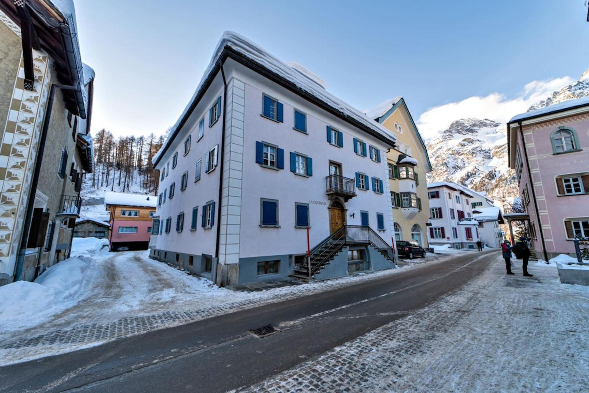 Chesa La Cuntainta - Sils Maria Apartment Bagian luar foto