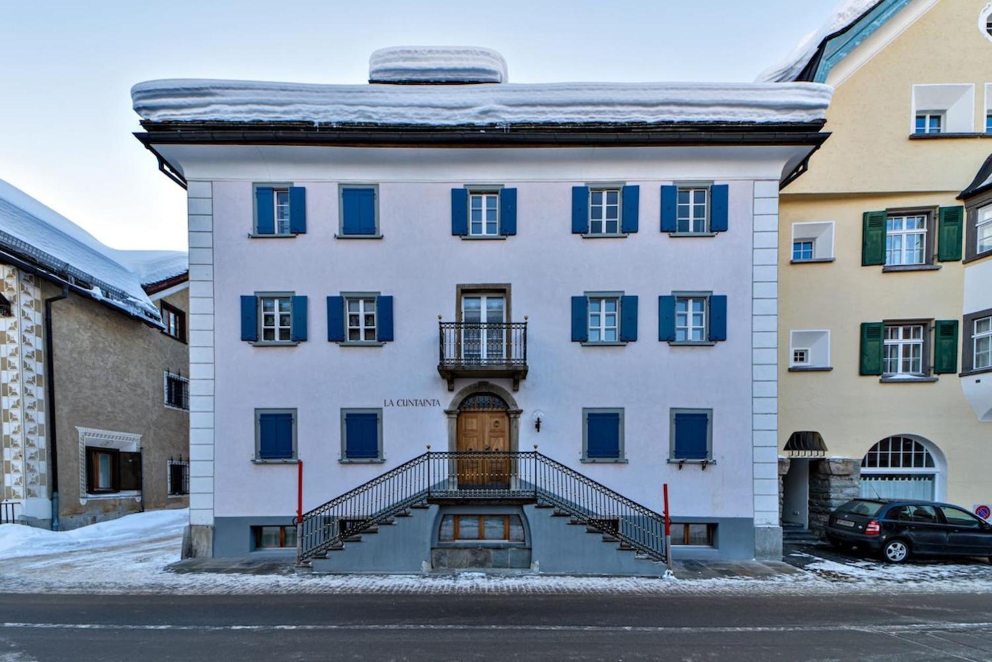 Chesa La Cuntainta - Sils Maria Apartment Bagian luar foto